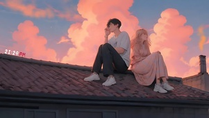 一起看夕阳
