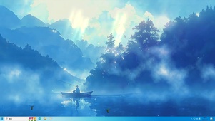 唯美治愈AI海景-桌面主题