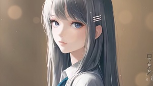 清纯长发女生