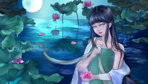 映月荷花