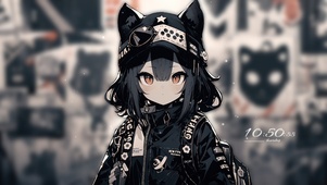 哥特猫耳女孩