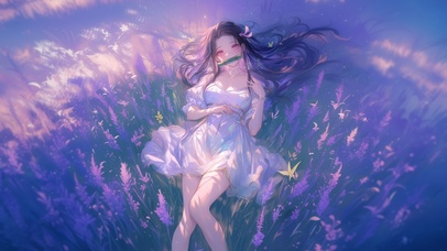 祢豆子 - 薰衣草地