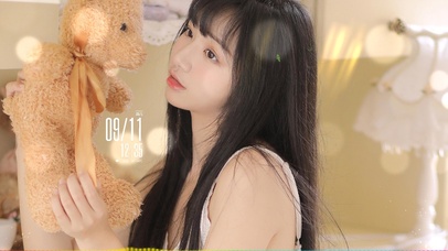 午后长发女朋友