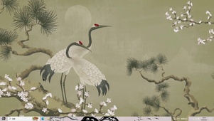 古风仙鹤—【主题桌面】