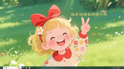 微笑迎接崭新的一天