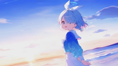 阿洛娜海边落日