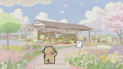 线条小狗的假日