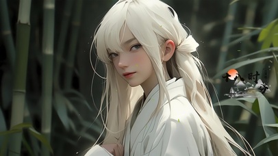 竹林武侠少女