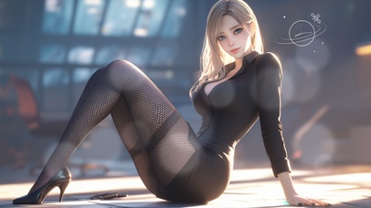 玉立花容，貌赛天仙