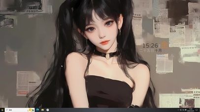 清纯甜美双马尾女孩