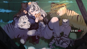 白虎少女