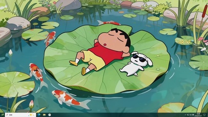 酣睡小新的梦境主题