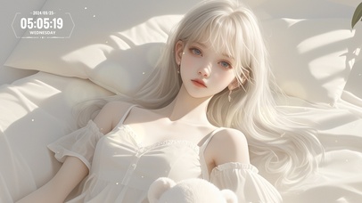 躺在床上的少女