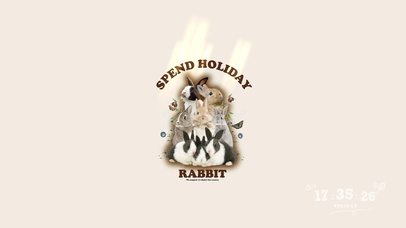 美拉德配色兔子壁纸