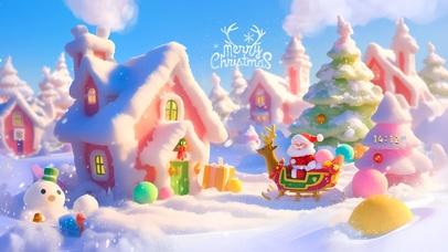 圣诞节雪屋