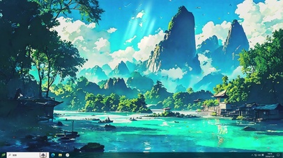 动漫场景护眼壁纸-桌面主题