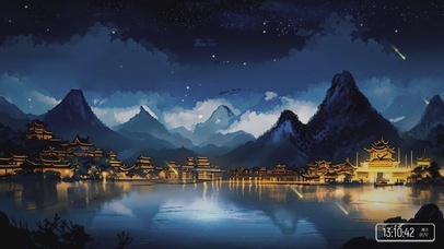 古风夜景壁纸