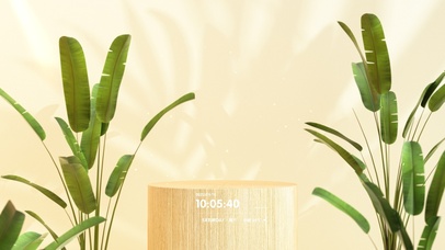 4K清新绿植护眼北欧风