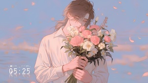 4K  细数回忆 捧花少年
