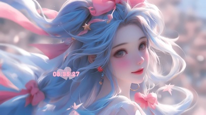 4K唯美甜美糖果少女