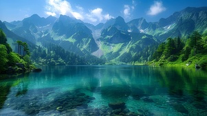 青翠山水
