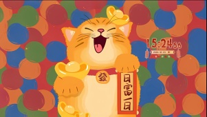 日富一日招财猫