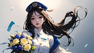 海军服少女