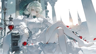 维尔汀-王座二郎腿白丝