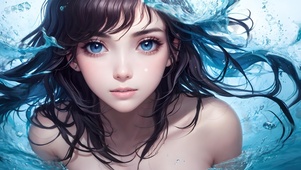 海中女孩