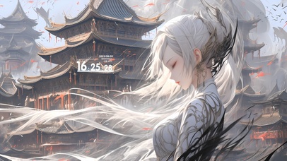 4K 绝美无言少女