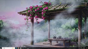 茶渡夕光-桌面主题