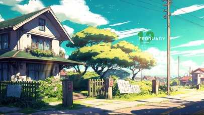 4k唯美小镇风景