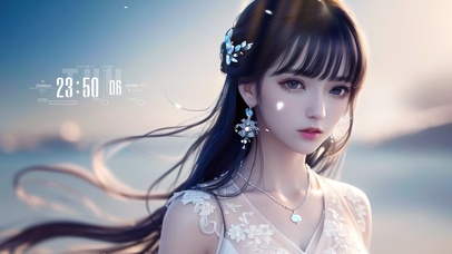 海边清纯的浪漫