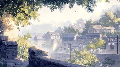 古城中的旧日建筑