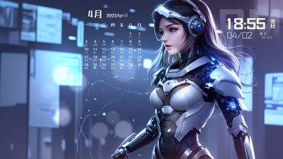 4k 赛博朋克美女29