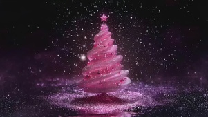 粉色圣诞树