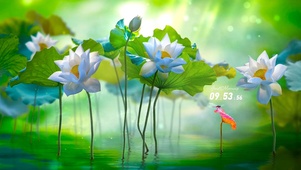 春色绿荷