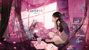 发呆的女孩