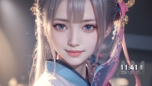 4K纯欲古风美少女