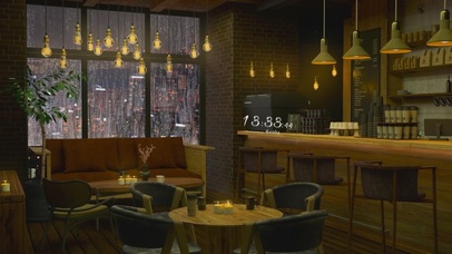 雨夜咖啡店