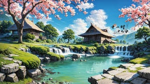 4K古风美景