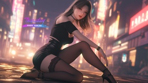 柳叶眉间藏月影，樱桃口里吐云霞