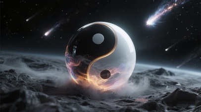 太极坠月寰宇生辉