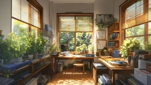 温馨午后书屋