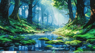 风过林溪-桌面主题