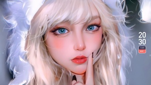 唯美金发少女