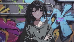 涂鸦少女
