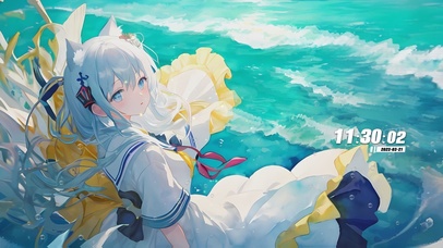 海边治愈女孩