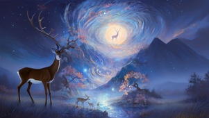 星空麋鹿