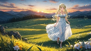 草原少女